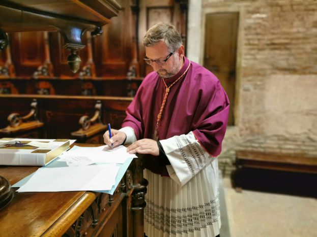 Don Marek Jaszczak Canonico del Capitolo della Cattedrale