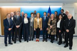 La visita al Parlamento europeo e alla Comece del Consiglio dei giovani del Mediterraneo