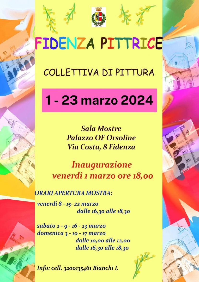 &quot;Fidenza pittrice&quot;: collettiva di pittura