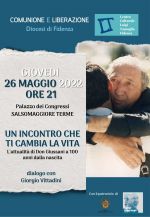 Comunione e Liberazione, il 26 maggio incontro con Giorgio Vittadini