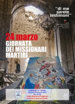 4 marzo, veglia di preghiera per i missionari martiri