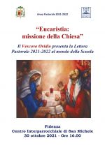 Presentazione della Lettera pastorale 2021-2022 &quot;Eucaristia: missione della Chiesa&quot; al mondo della scuola