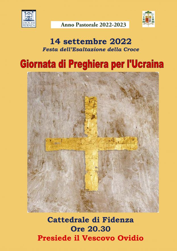 14 settembre, uniti in preghiera per la pace in Ucraina