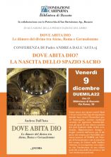 &quot;Dove abita Dio. Le dimore del divino tra Atene, Roma e Gerusalemme&quot;: una conferenza di p. Andrea Dall&#039;Asta sj