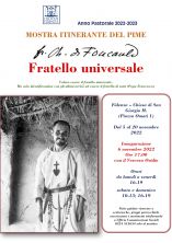 Dal 5 al 20 novembre la mostra itinerante del Pime su Charles de Foucauld