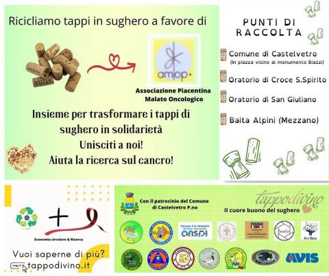 “Raccogliamo i tappi in sughero per sostenere la ricerca sul cancro”