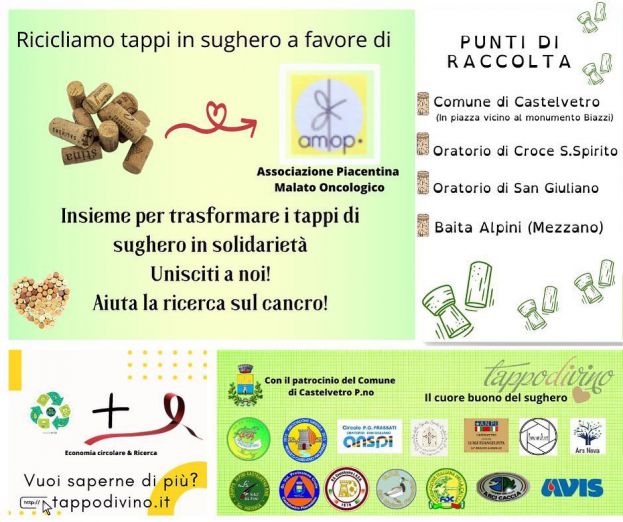 “Raccogliamo i tappi in sughero per sostenere la ricerca sul cancro”
