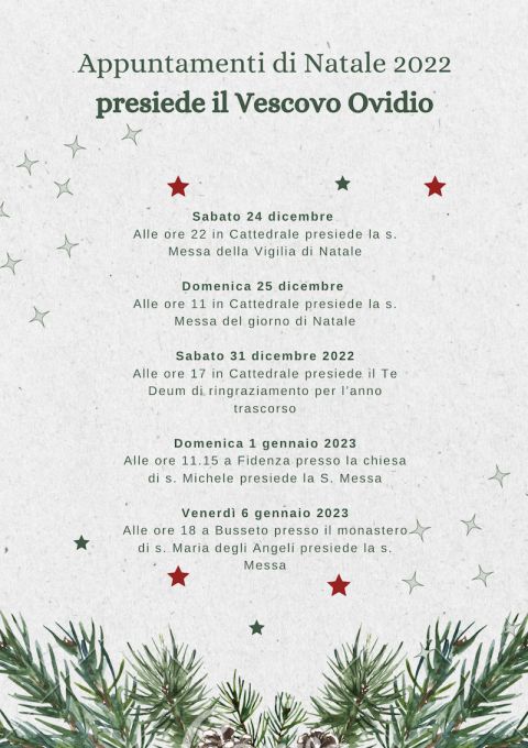 Gli appuntamenti per il Natale 2022