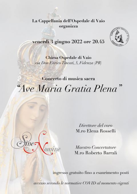 Concerto di musica sacra all’ospedale di Vaio