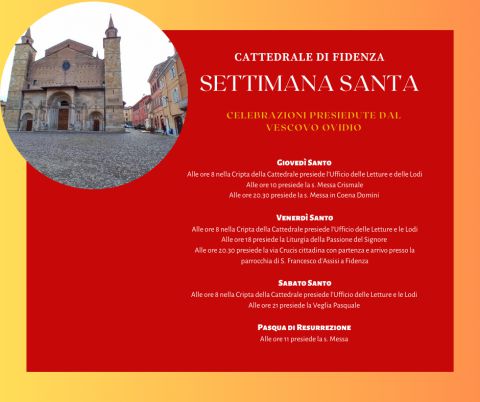 Settimana Santa: le celebrazioni in Cattedrale