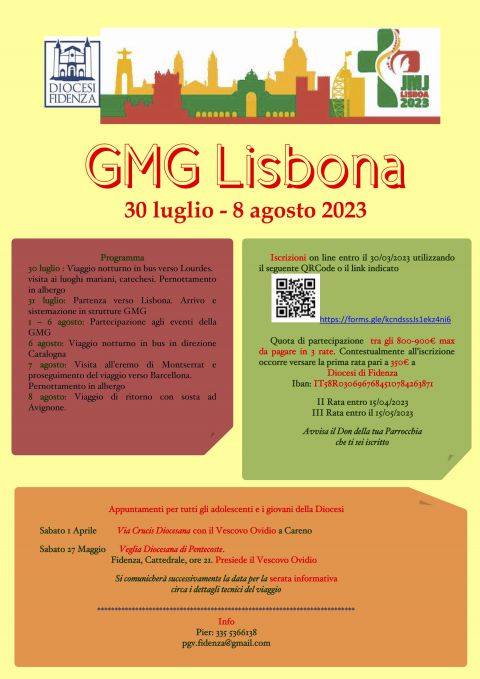 Giornata Mondiale della Gioventù: iscrizioni aperte fino al 30 marzo