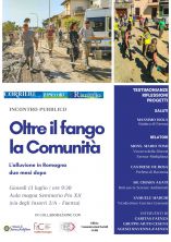 A Faenza il convegno &quot;Oltre il fango, la comunità&quot;