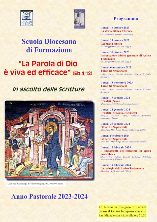 Scuola Diocesana di Formazione: don Mascilongo e gli scritti sapienziali