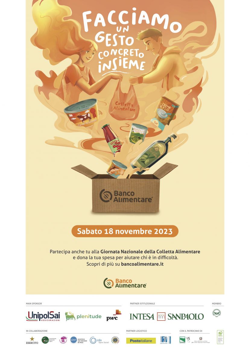 Sabato 18 novembre torna la Colletta Alimentare