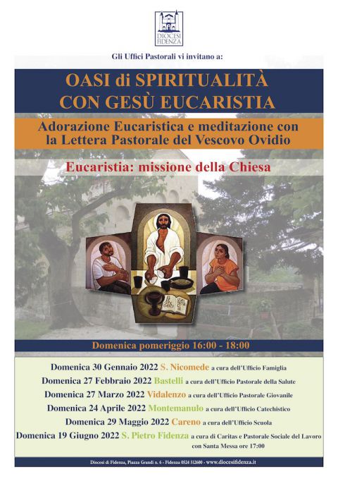 Oasi di spiritualità: adorazione eucaristica e meditazione con la Lettera pastorale del Vescovo Ovidio
