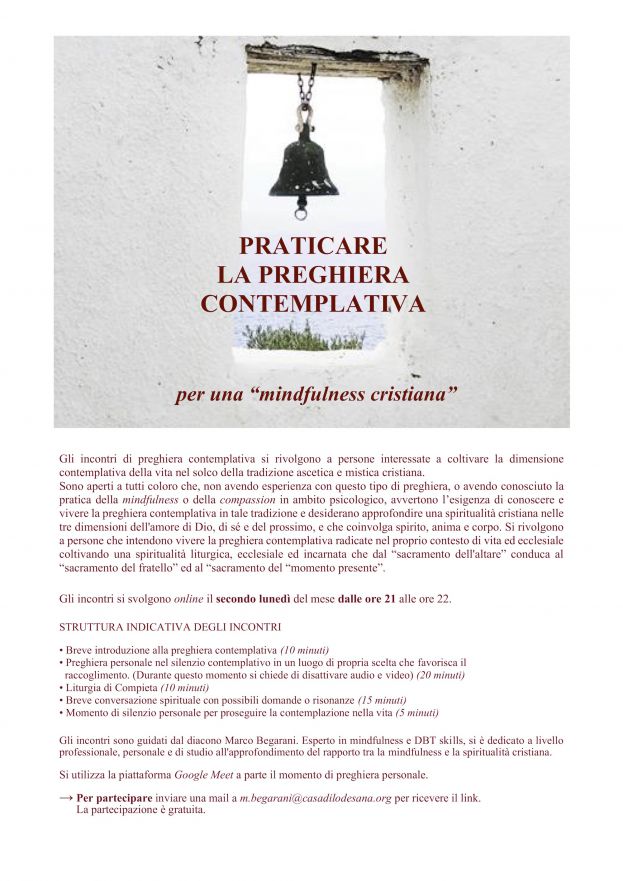 Praticare la preghiera contemplativa: per una “mindfulness cristiana”