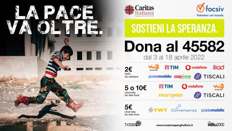 Fino al 18 aprile la maratona televisiva e radiofonica “Insieme per gli ultimi”
