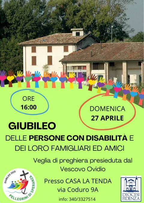 27 aprile, Giubileo diocesano delle persone con disabilità