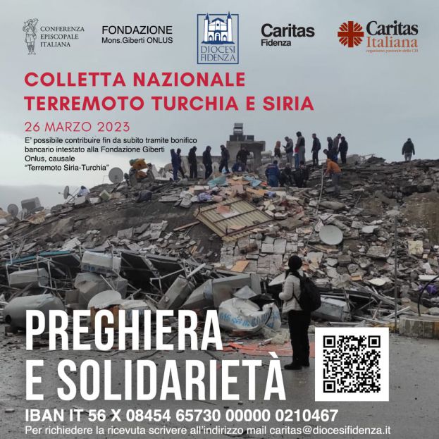 La Caritas Diocesana di Fidenza a sostegno delle popolazioni colpite dal terremoto