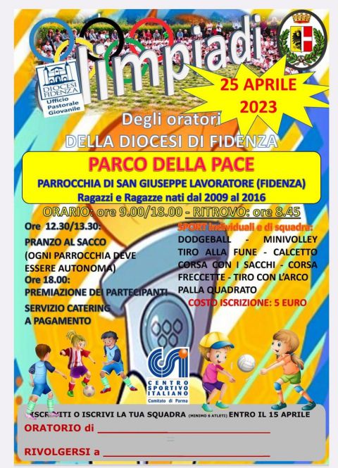 Olimpiadi diocesane degli oratori